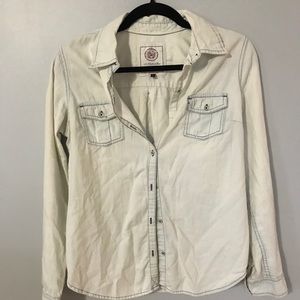 Denim button down